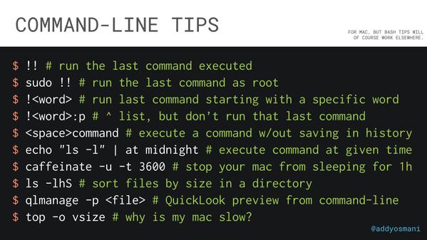 CLI tips